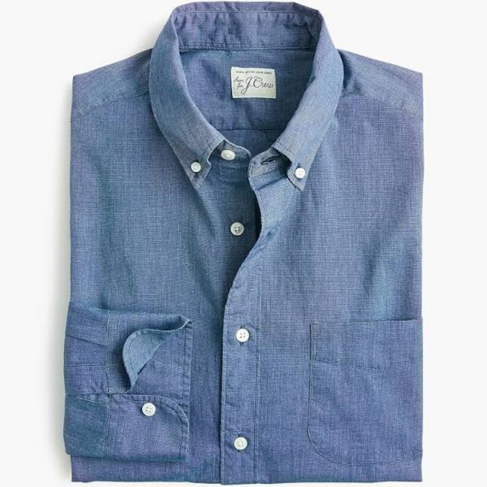 JCrew Slim Untucked stretch Secret Wash shirt